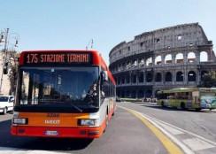 Autobuses en Roma