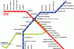 Plano del Metro de Roma