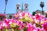 Las azaleas de Trinità dei Monti