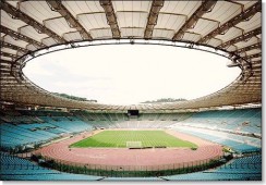 El magnífico Estadio Olímpico de Roma