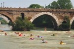 Maratón de Canoa y Kayak en las aguas del Tíber